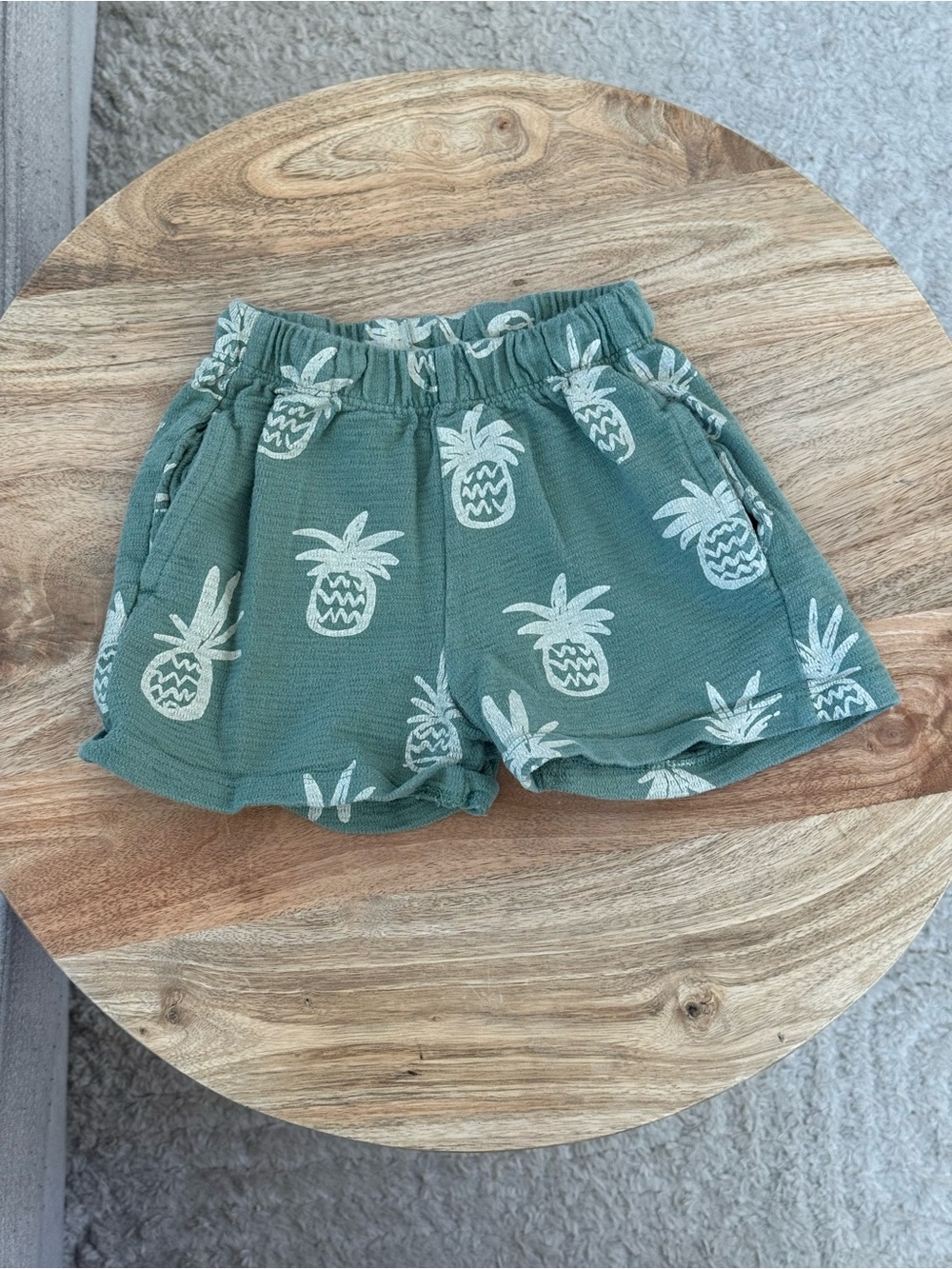 Zara Pineapple Print Shorts